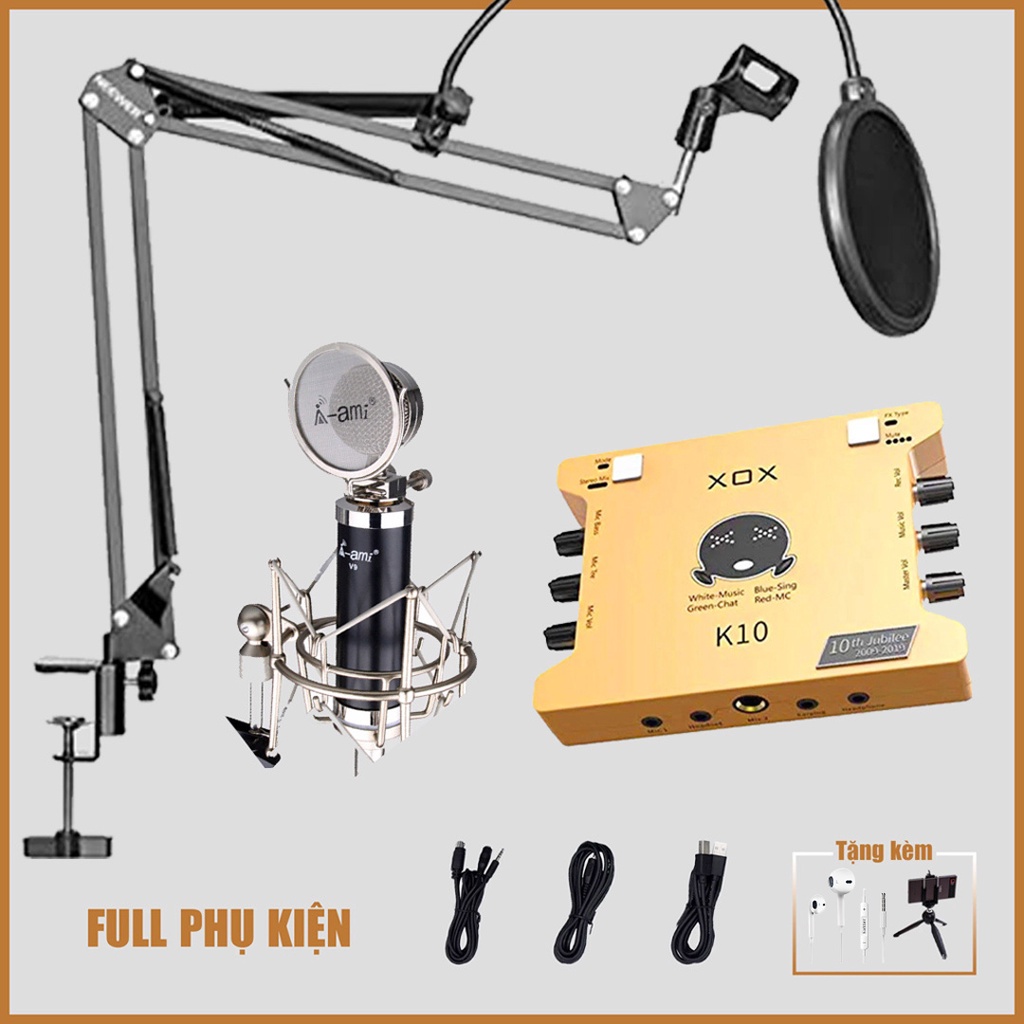 Sound card và COMBO livestream XOX K10 Jubilee -  Phiên bản giới hạn kỷ niệm 10 năm XOX