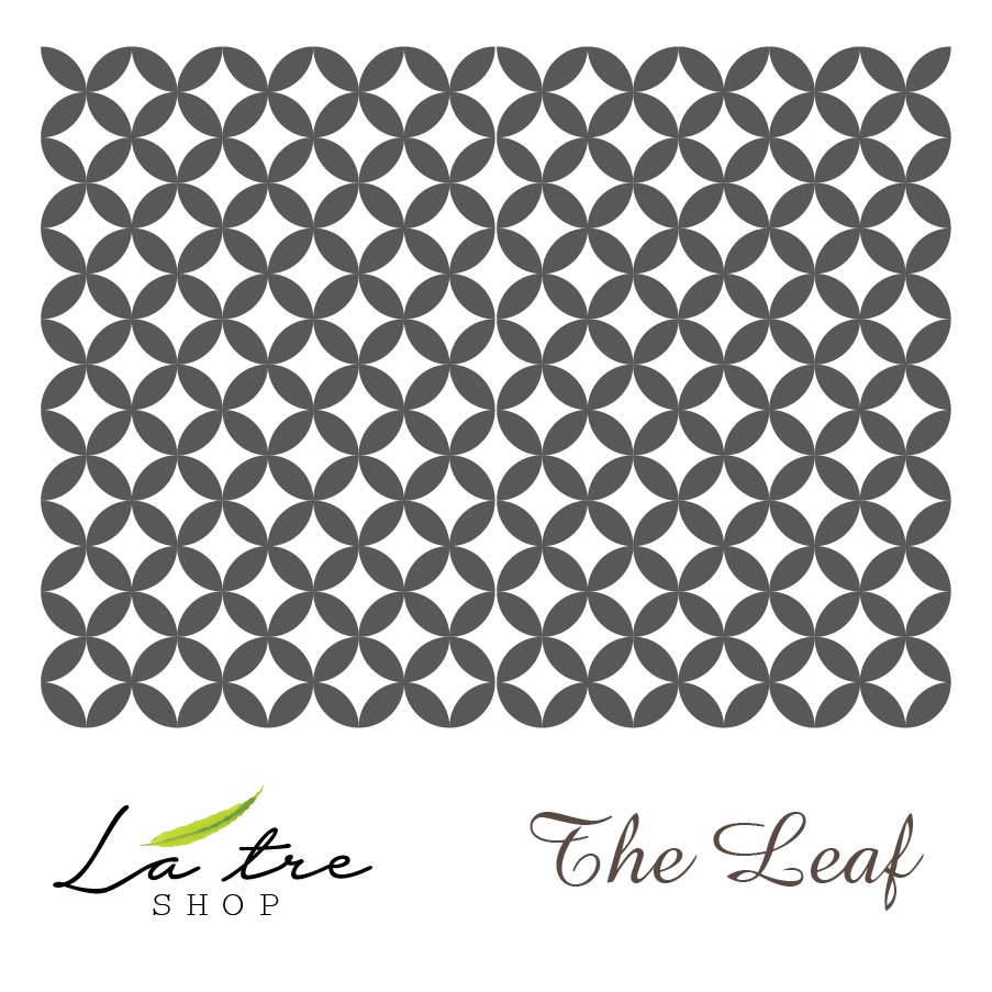 Đề can gạch bông dán bếp tường dán nhà tắm decor chịu nhiệt dễ lau chùi đề can loại 1 - The leaf 0010