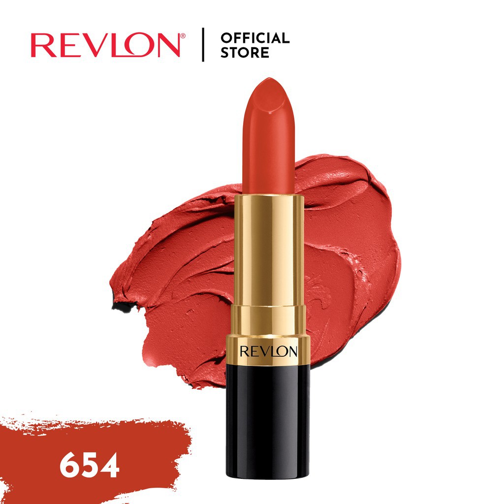 Son môi đỏ kem nữ cao cấp authentic Revlon Super Lustrous Lipstick 654 Ravish Me Red (Mỹ)