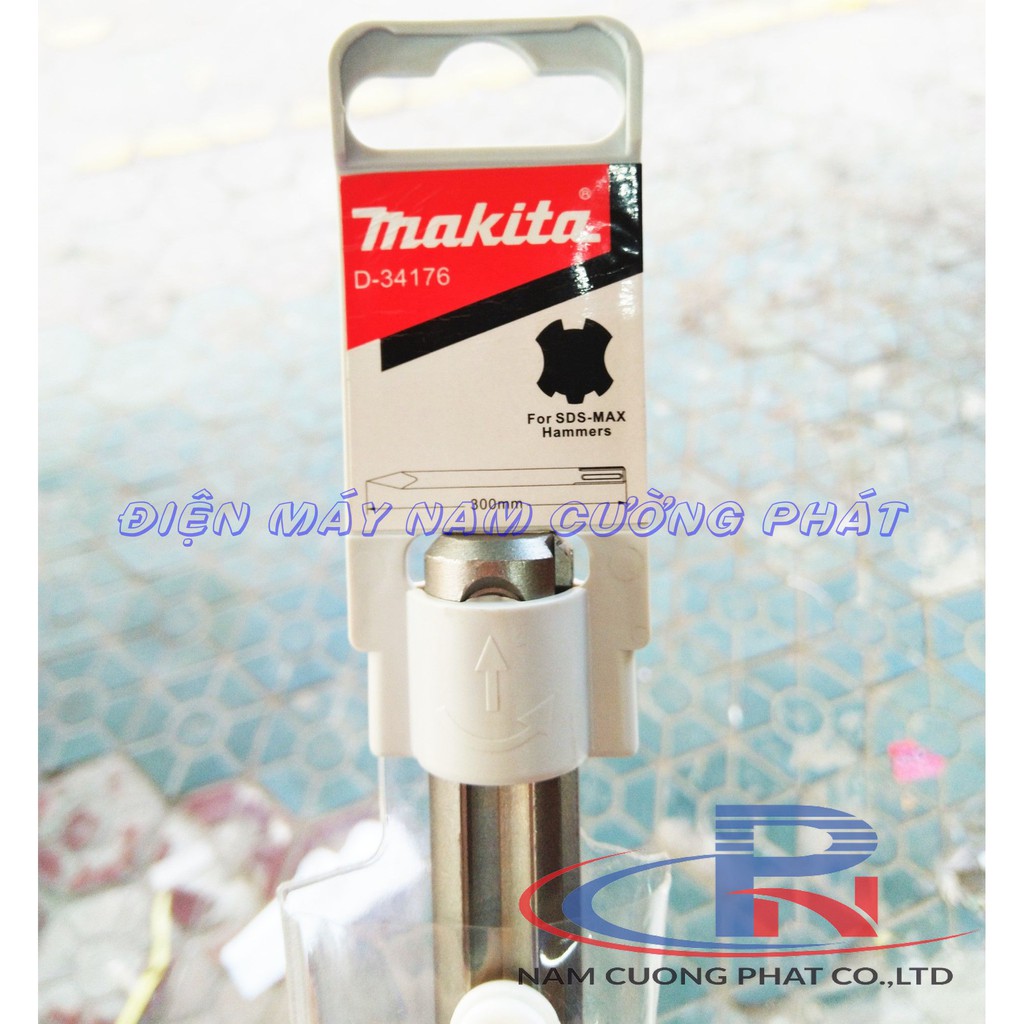MŨI ĐỤC NHỌN SDS-MAX 300MM MAKITA D-34176