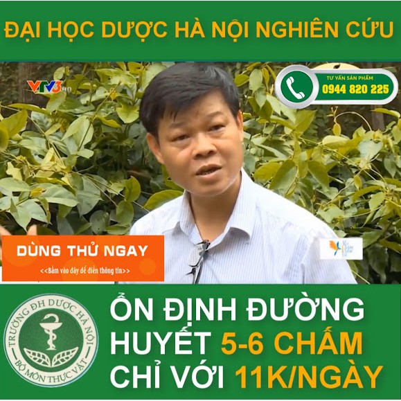 Cao Tiểu Đường Dây Thìa Canh Chuẩn Sạch - Hàng CTy