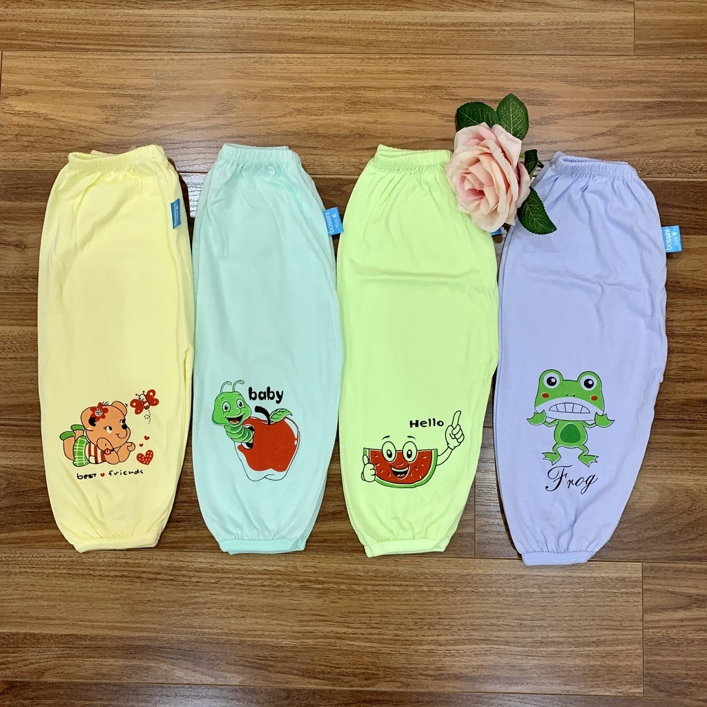 Set 10 quần dài sơ sinh vải mỏng, thoáng mát cho bé 3-10kg