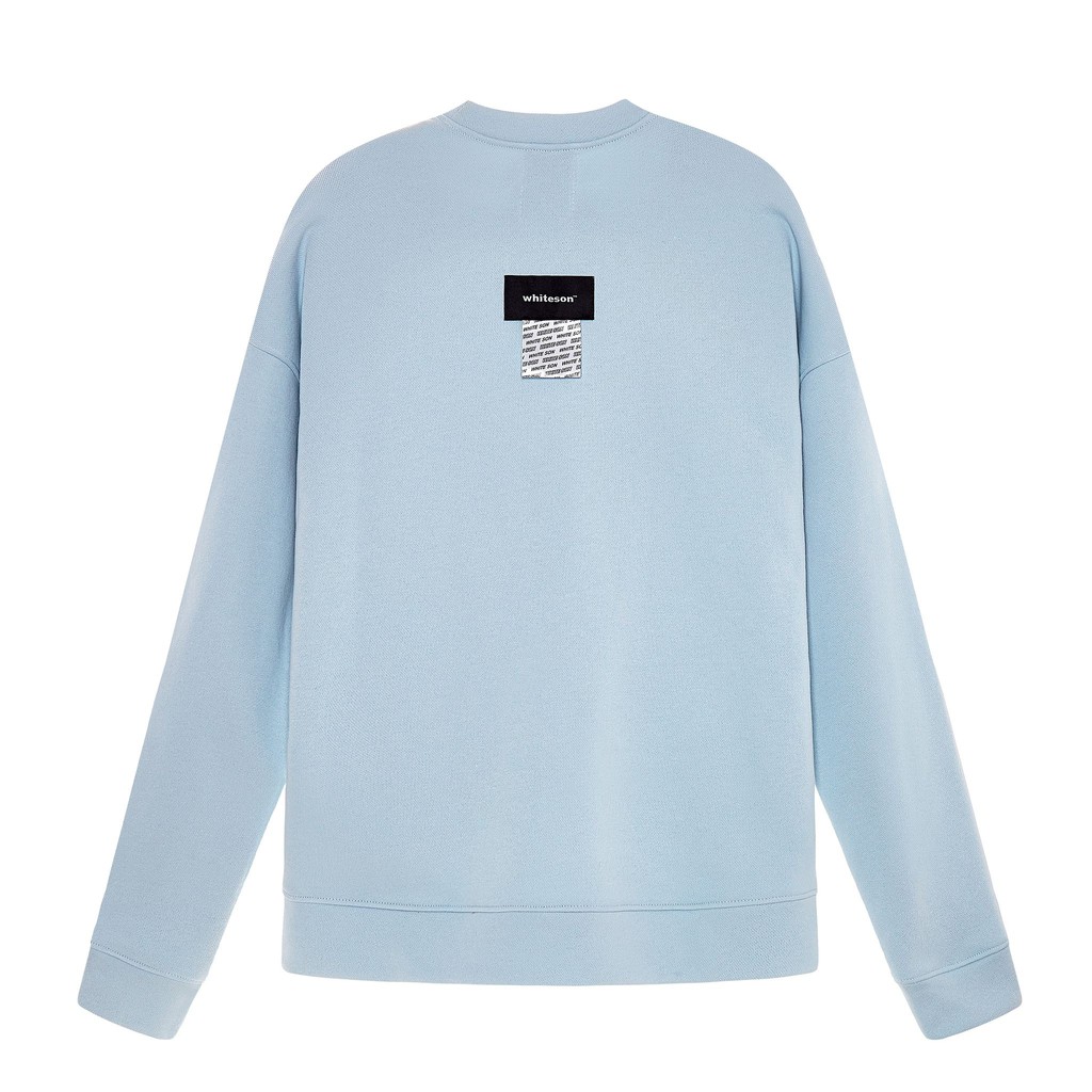 SWEATER "BORED FACE" DOUBLE LABEL BABY BLUE | BigBuy360 - bigbuy360.vn