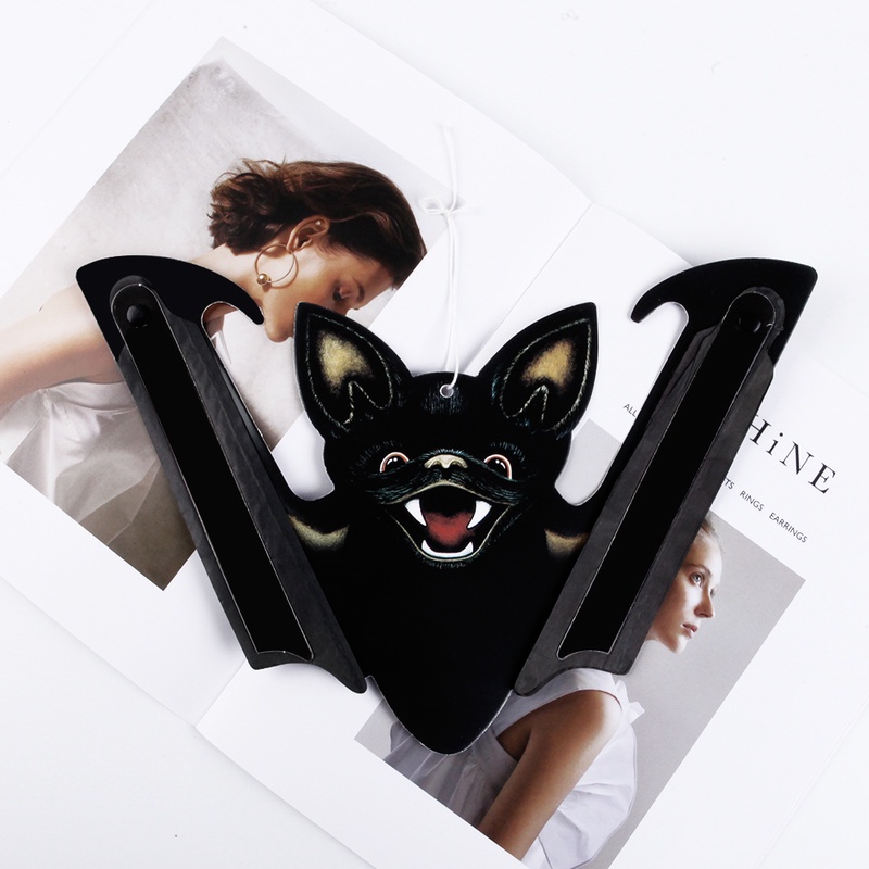 1 Con Dơi Bằng Giấy Màu Đen Trang Trí Halloween