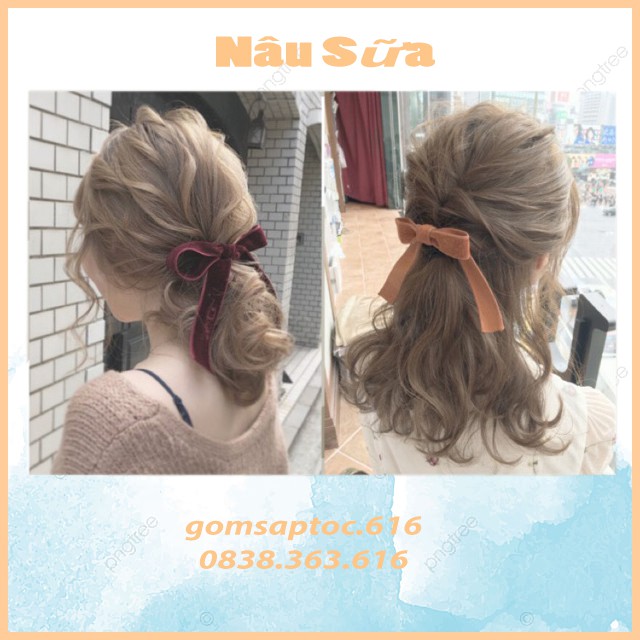 Thuốc nhuộm tóc Nâu sữa không tẩy LÊN TỪ NỀN TÓC ĐEN(TẶNG KÈM OXY TRỢ NHUỘM + GĂNG TAY VÀO MÀU) | BigBuy360 - bigbuy360.vn