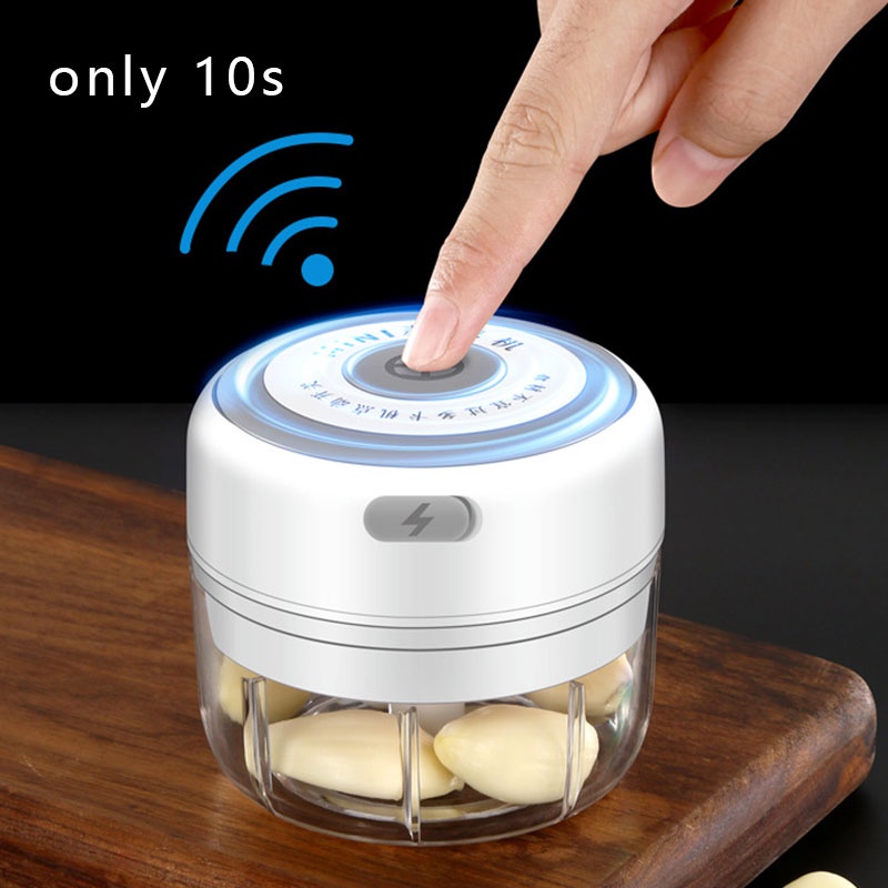 Dụng Cụ Nghiền Tỏi Gừng Mini Bằng Điện Tiện Dụng Cho Nhà Bếp