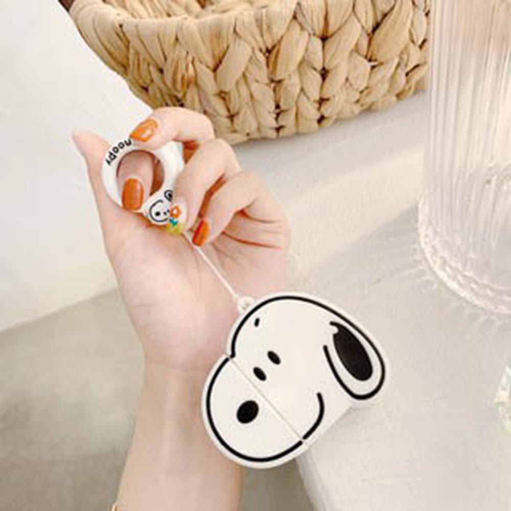 Snoopy/Charlie silicone case Apple Airpods 1 2 soft protection cover