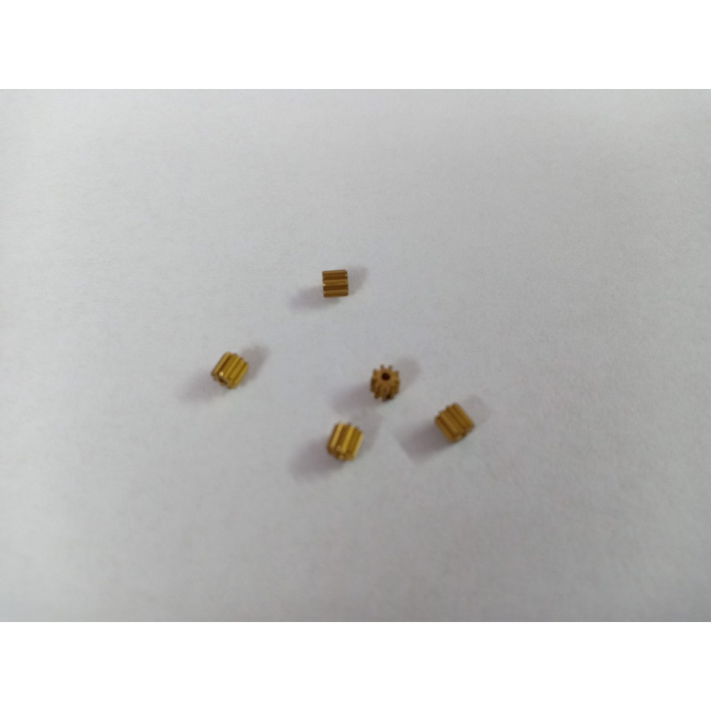 Bánh răng đồng 10 răng lỗ truc 2mm,đảm bảo hàng chất lượng cao, giá bán lẻ 1 cái,hàng mới 100%