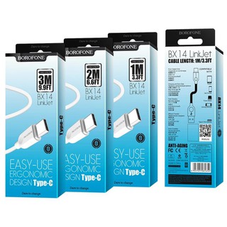 Cáp sạc Type C  BX14 dài 1m, 2m, 3m