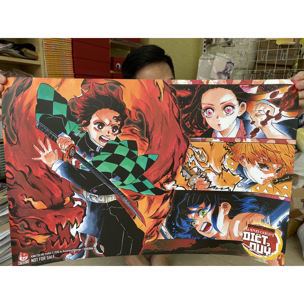 Combo Full quà tặng Offline Kimetsu no Yaiba - Thanh gươm diệt quỷ - NXB Kim Đồng