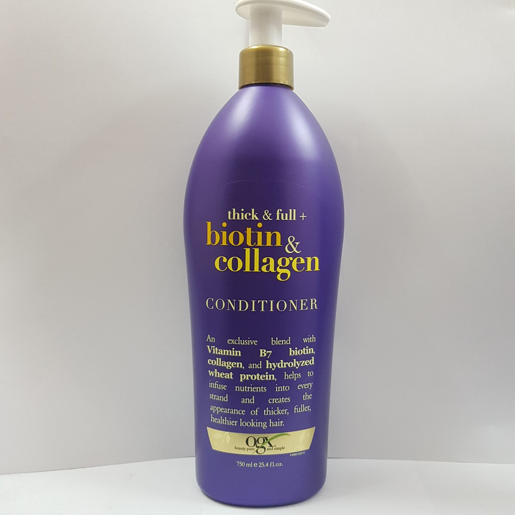 Bộ dầu gội xả Biotin collagen 750ML USA