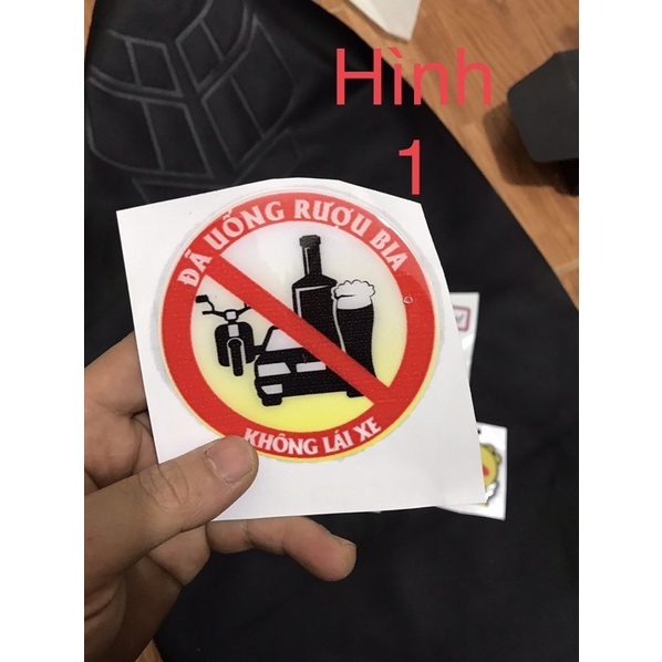 Tem Decal nổi chống nước dán oto xe máy điện thoại laptop…