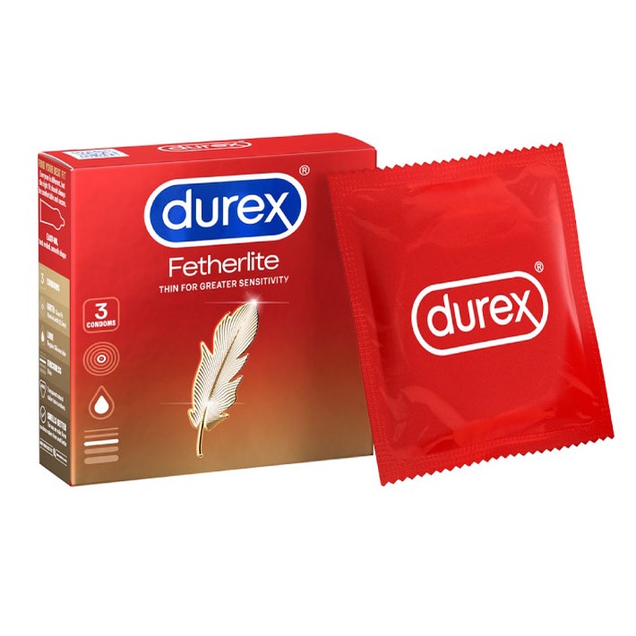 (Hàng Chính Hãng)Hộp 12 Bao Cao Su Durex Fetherlite Siêu Mỏng Dẫn Nhiệt, Nhiều Gel, Thăng Hoa Cảm Xúc