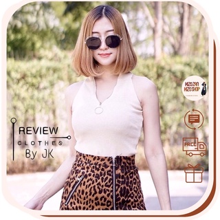 G02. 215. áo len cổ yếm khóa