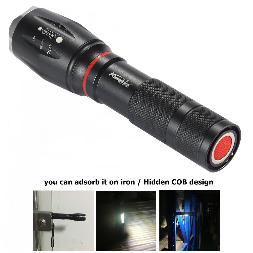 Đèn pin bóng led CREE T6 & COB G701 Alonefire có nam châm dùng bảo trì xe hơi và tại nhà