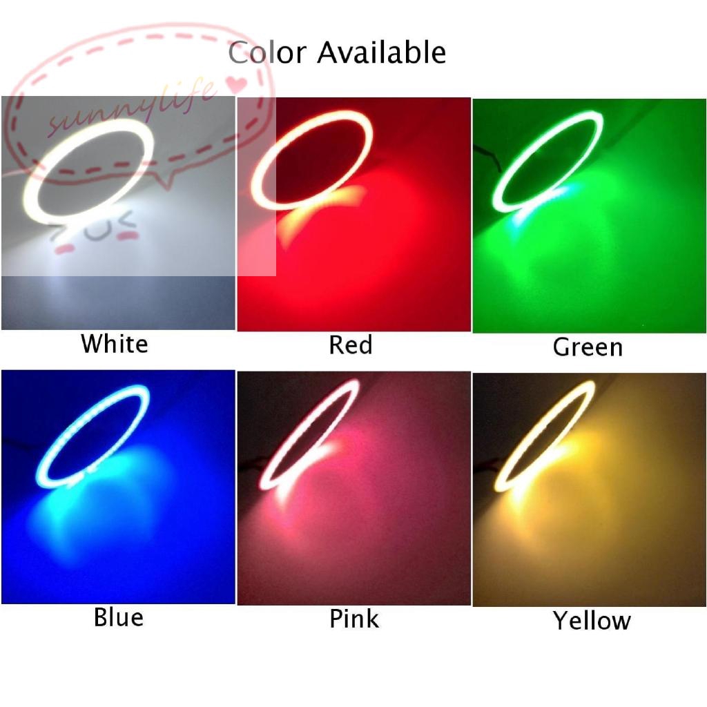 Đèn LED dạng vòng mắt thiên thần 12V 70mm 80mm 90mm 100mm 110mm 120mm chuyên dụng cho xe hơi | BigBuy360 - bigbuy360.vn
