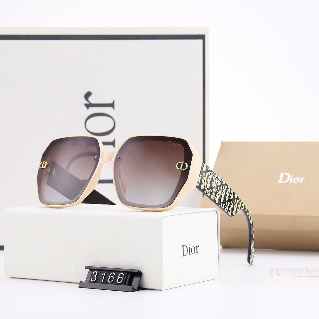 Dior_ Kính râm hàng hiệu dành cho nam và nữ Polarized chính hãng (Có hộp và hộp đựng kính)