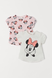 Set 2 áo Mickey Hm bé gái