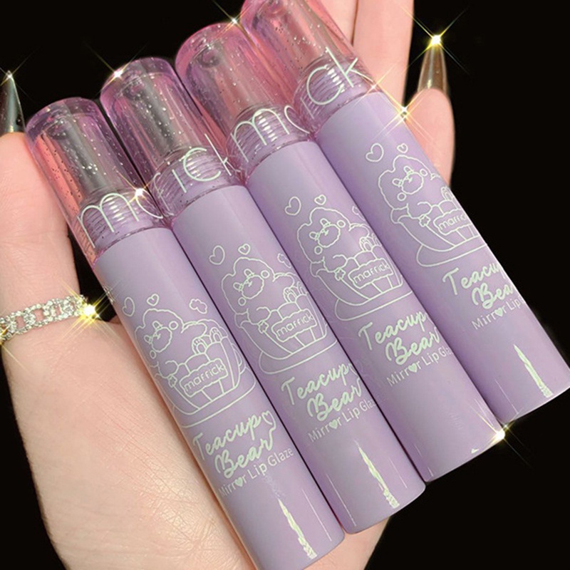 [Hàng mới về] Son bóng dạng lỏng long lanh dưỡng ẩm lâu trôi