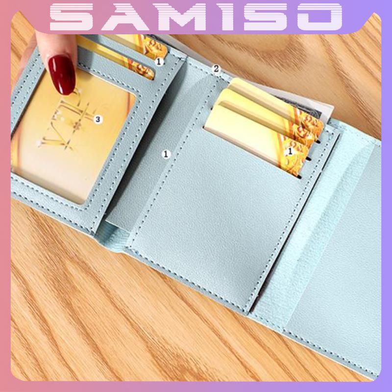 Ví nữ ngắn đẹp cầm tay mini nhỏ gọn bỏ túi nhiều ngăn dễ thương NG32 | BigBuy360 - bigbuy360.vn