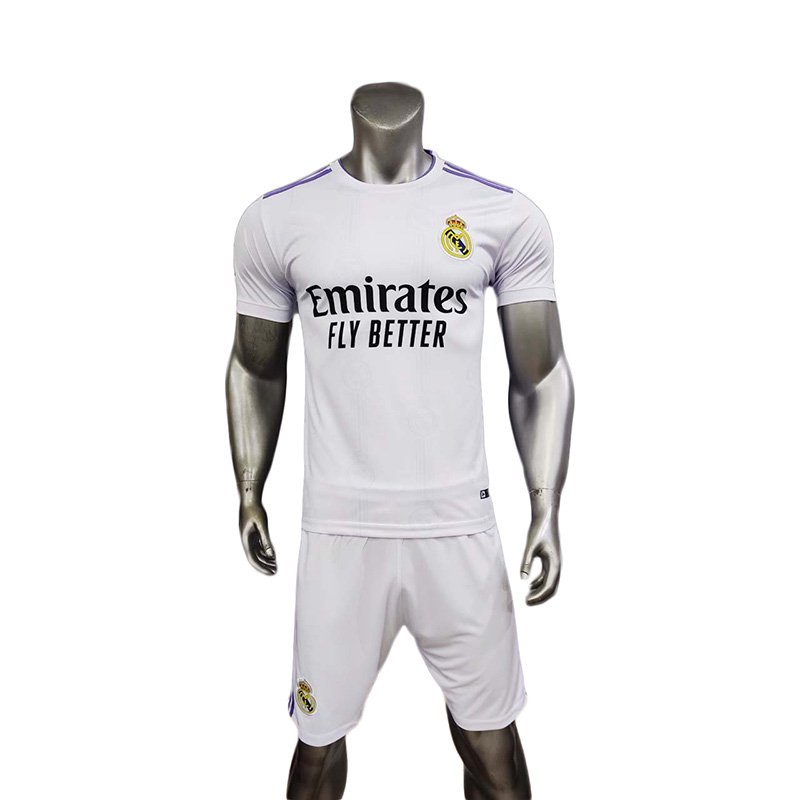 Quần áo REAL MADRID 2022 màu trắng CÓ IN ẤN