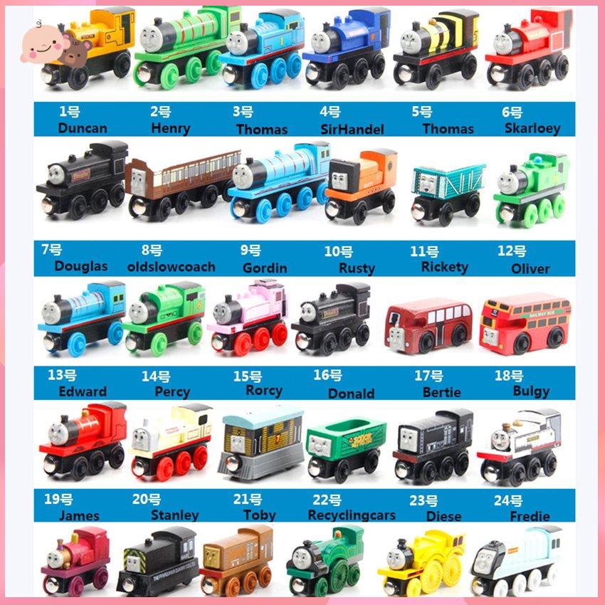 Bộ Đồ Chơi Xe Lửa Nam Châm Bằng Gỗ Cho Bé