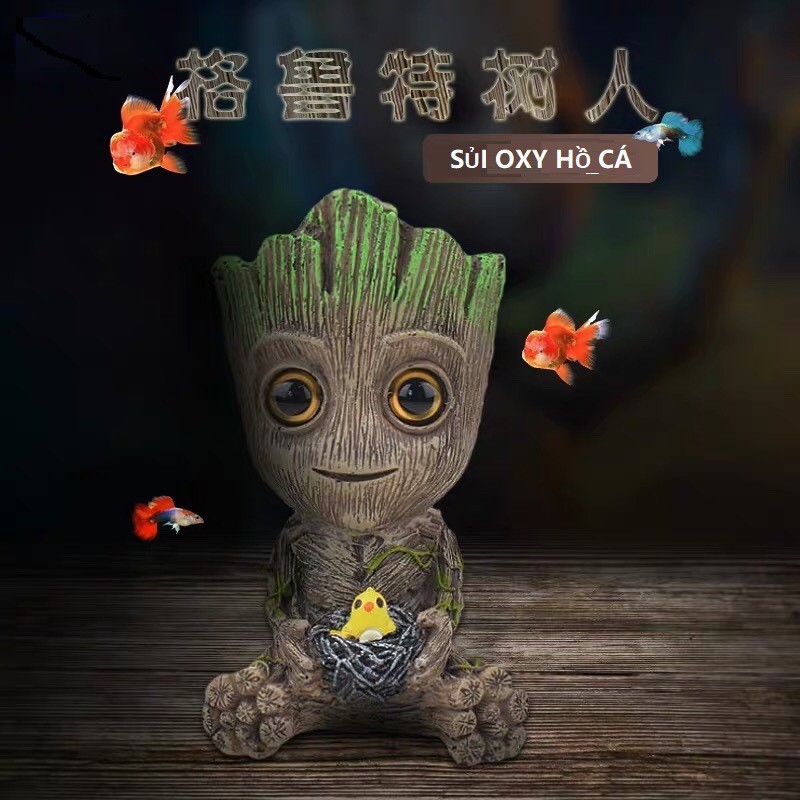 TƯỢNG GROOT AVENGER ĐÁ SỦI OXI