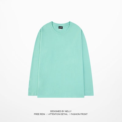 Áo thun trơn Nelly dài tay 100% cotton basic