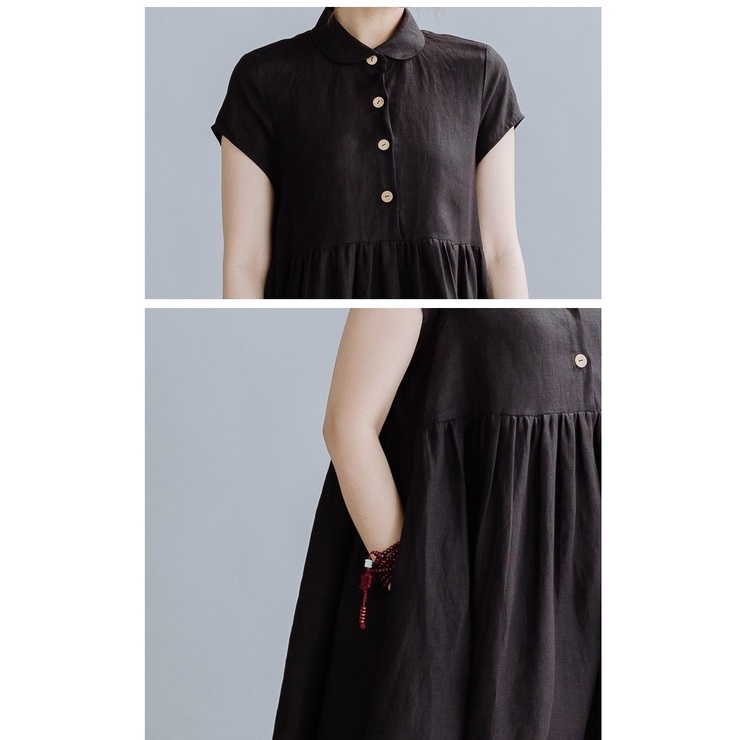Đầm Đũi nữ dáng Babydoll, Đầm suông Rộng Nhiều Màu Trẻ Trung Bầu Mặc Xinh Thoải Mái