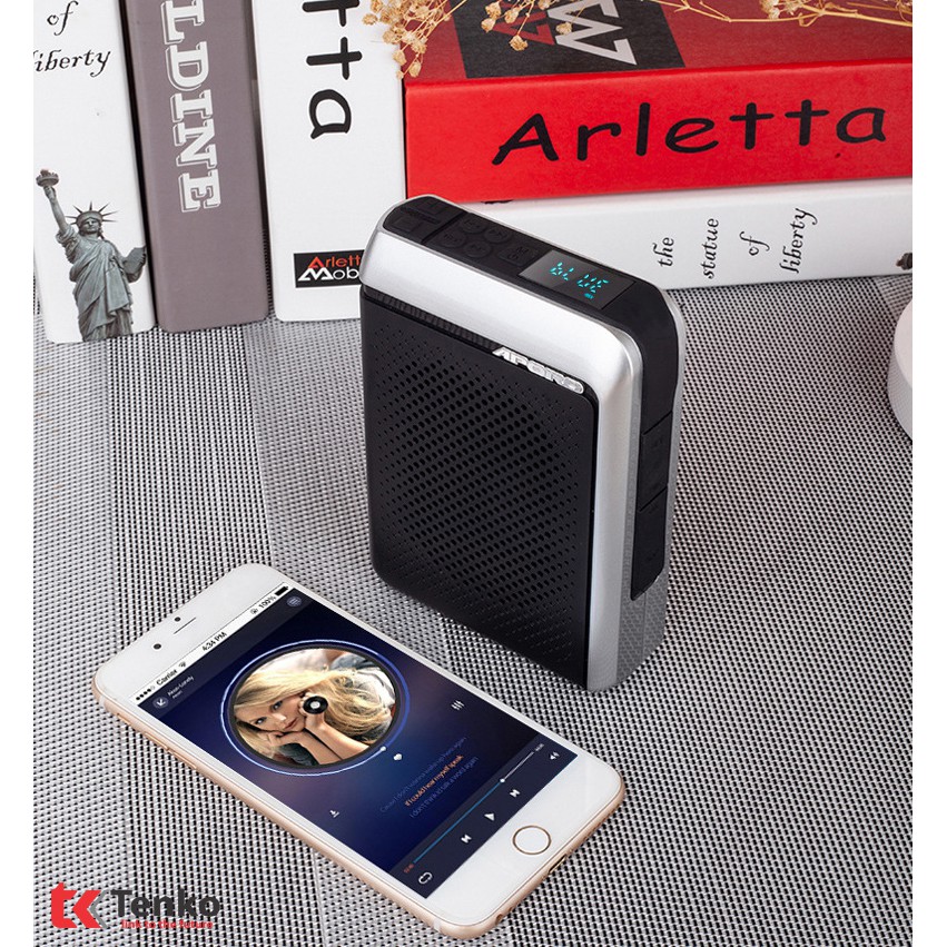 Máy Trợ Giảng Không Dây Aporo T18 Công Suất Lớn 30W Cho Phòng 100M - Có Bluetooth 5.0 Cao Cấp Version 2021