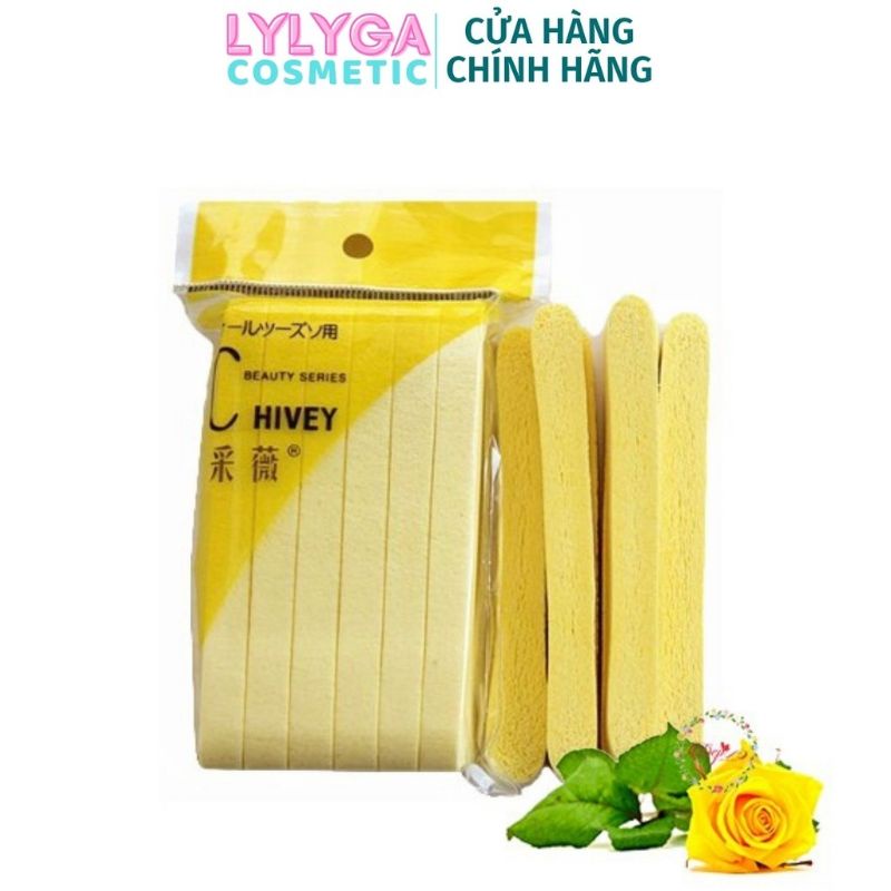 Bông nở rửa mặt chivey nhật bản