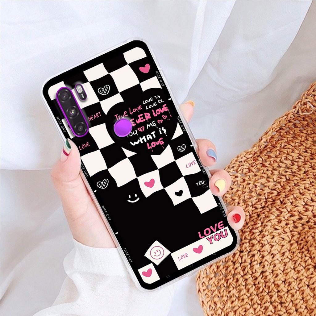 Ốp Lưng VSMART ACTIVE 1 - ACTIVE 1 PLUS - ACTIVE 3 ,  In Hình &quot;Black Haeart&quot; Phong Cách Đẹp.
