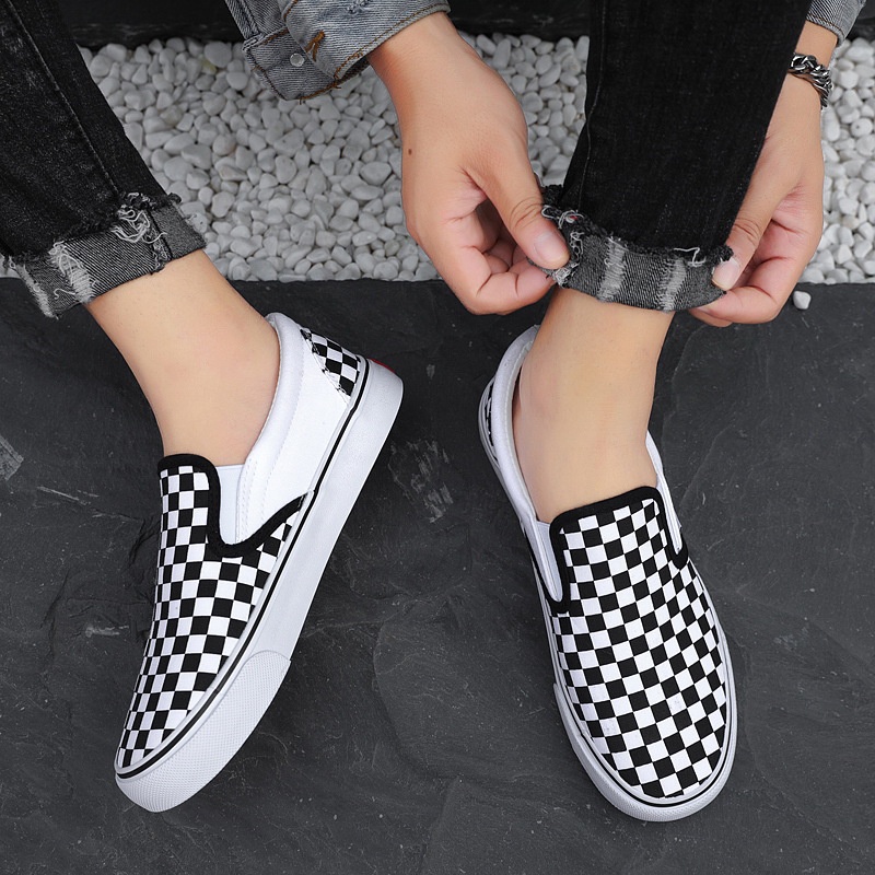 GIÀY THỂ THAO DÁNG SLIP ON TEM FASHION CÓ ẢNH THẬT KÈM THEO GIÁ RẺ