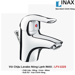 Vòi lavabo nóng lạnh inax lfv-222s