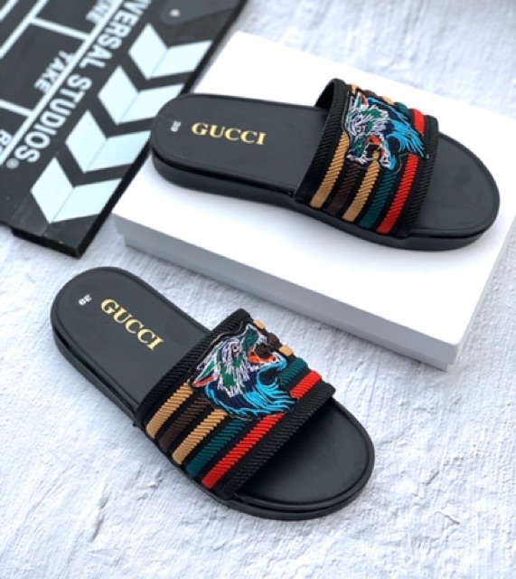 (10 MẪU) Dép nam thời trang mặt da 10 phối màu chữ NY, Đính Kim Sa Vàng, Mác ong thổ cẩm, màu cực sang chảnh | BigBuy360 - bigbuy360.vn