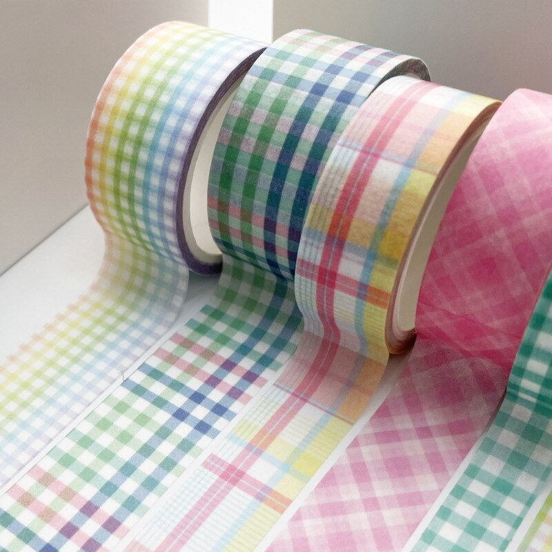 Set 6 Cuộn Băng Dính Trang Trí Washi 5m