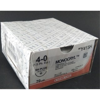 [Tép]Chỉ Phẫu Thuật Monocryl 4-0 Một kim tròn SH Plus (26mm 1/2c) 70cm Y415H