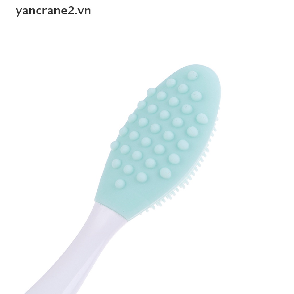(Hàng Mới Về) Cọ Silicone Loại Bỏ Mụn Đầu Đen Trên Mũi Nhỏ Gọn