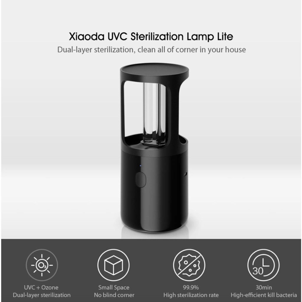 Đèn Khử Trùng UVC Xiaomi Xiaoda  , Lite Tia Cực Tím Ozone Diệt Khuẩn Đèn Khử Trùng Vi Khuẩn