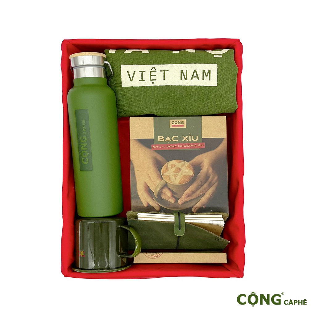 Set quà tặng 2023 Cộng Cà Phê - Set Hành Quân 07