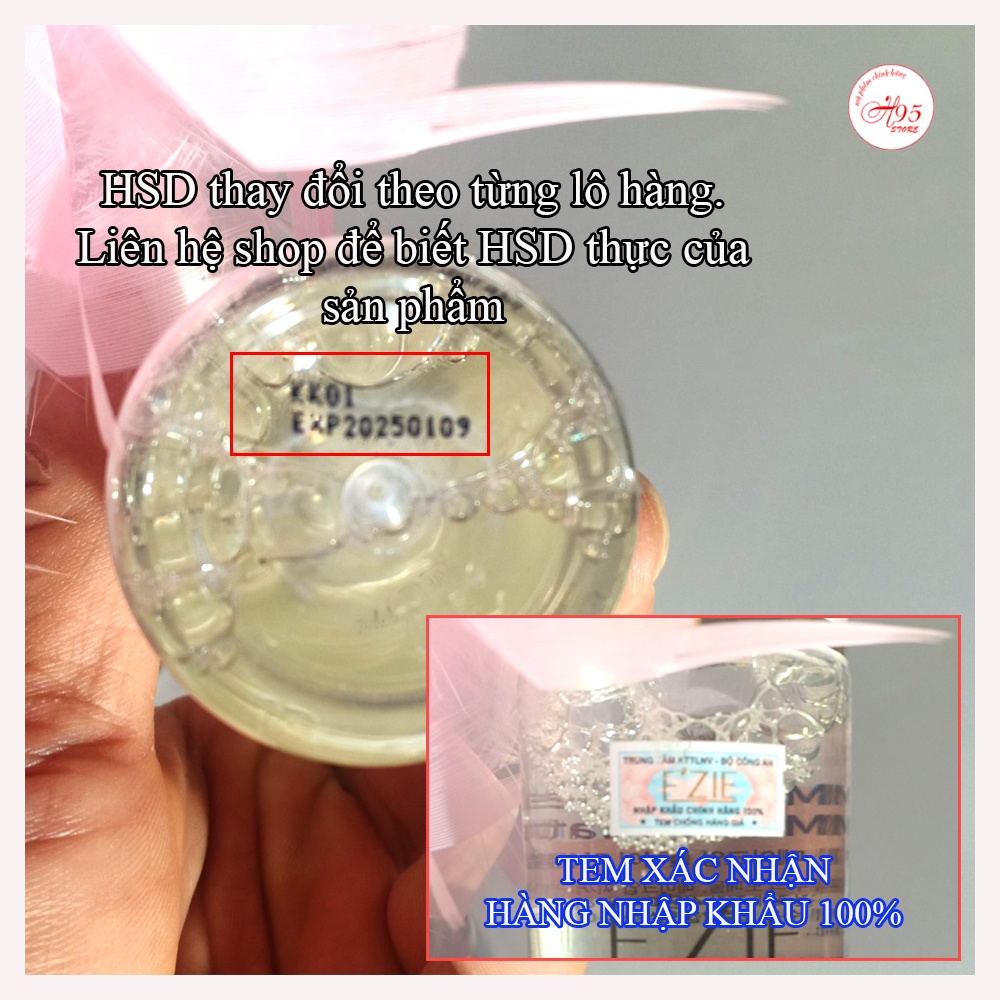 Nước tẩy trang ngừa mụn dưỡng ẩm làm mềm da cao cấp Hàn Quốc Ezie 150ml