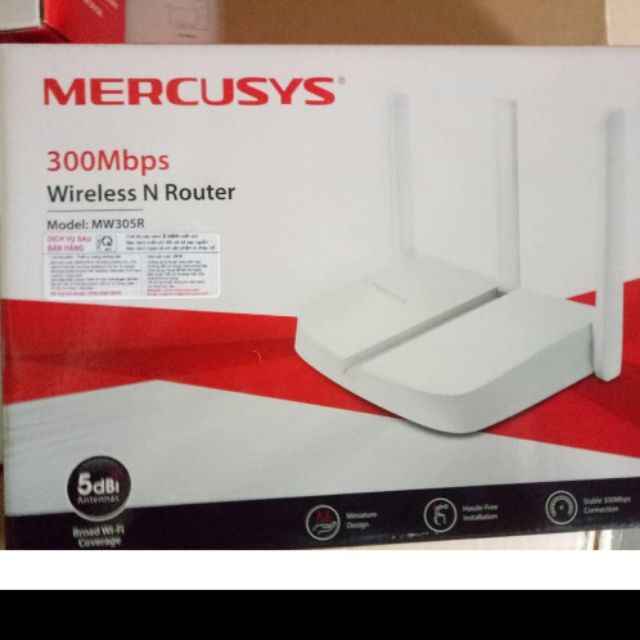 Wifi Mecusys 3 râu MW305R- BH 24 tháng
