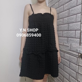 [Ảnh thật] Đầm xốp 2 dây Babydoll