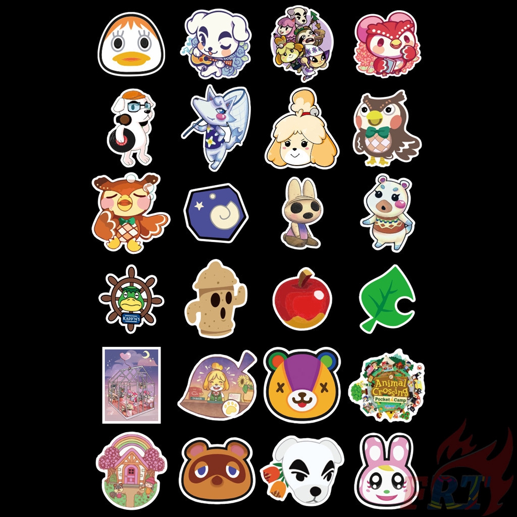 100Pcs/Set ❉ Animal Crossing - Series A Anime Stickers ❉ Waterproof DIY Decals Doodle Stickers