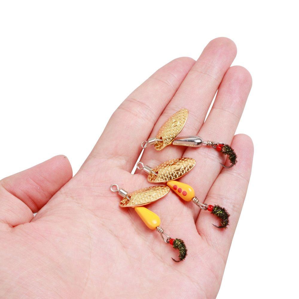 YNATURAL Mồi Câu Cá Giả Đính Kim Sa Bền Bỉ 2.7g 5.5cm