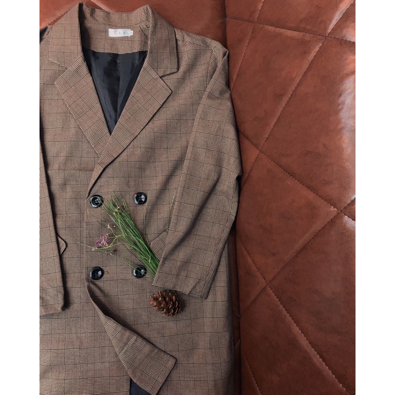 Áo blazer/ coat dáng dài nam nữ | BigBuy360 - bigbuy360.vn