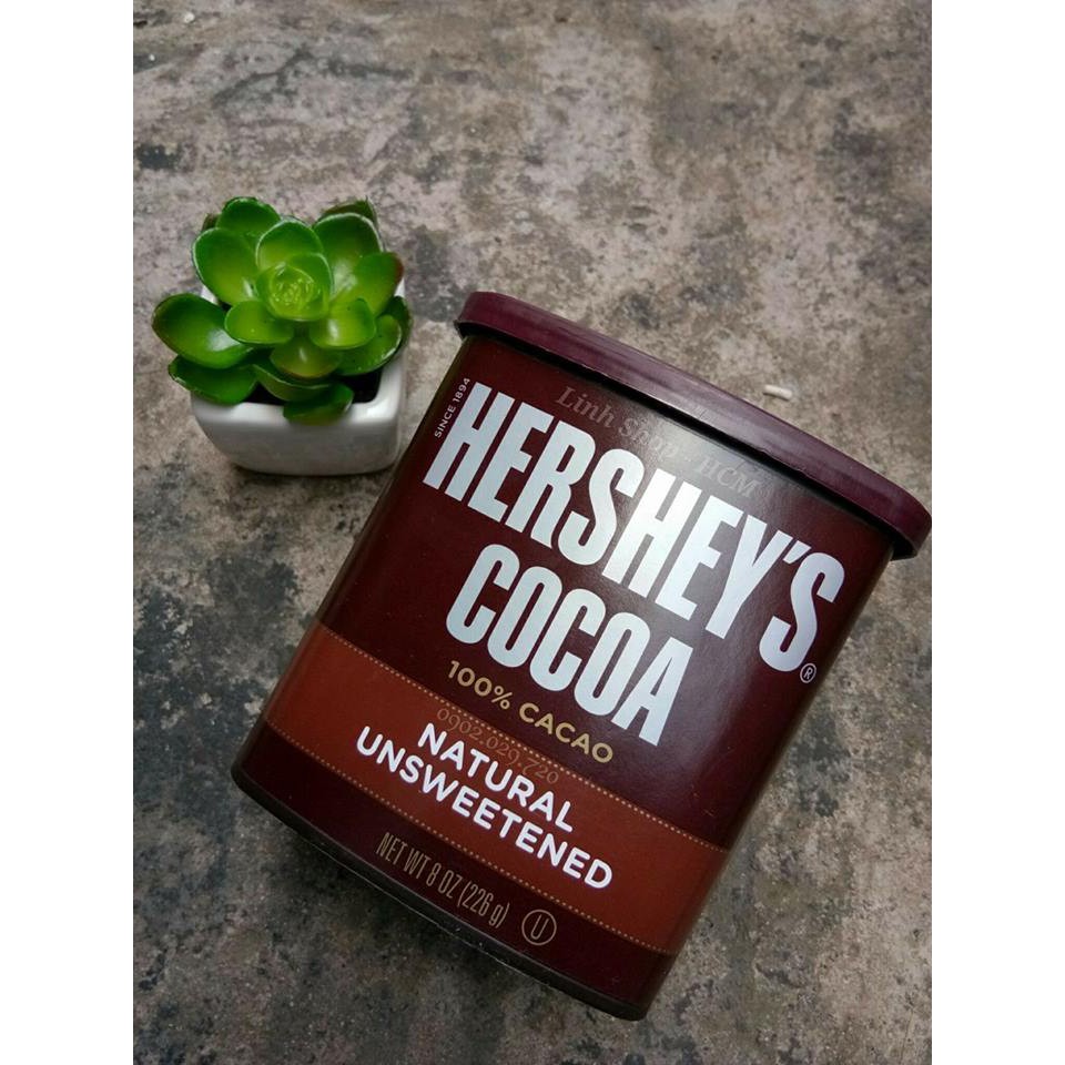 Bột cacao không đường Hershey 226gr ( Mỹ )