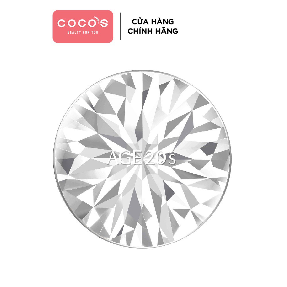 Phấn Nền Lạnh Kim Cương AGE20's Essence Cover Pact Original Diamond White SPF 50+ PA+++
