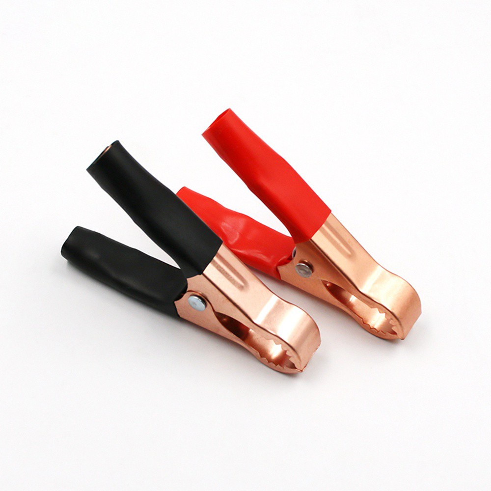 1 / 5 Cặp Kẹp Cá Sấu Thử Pin 80mm 50a