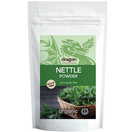 Bột lá tầm ma hữu cơ Dragon Superfoods Nettle Powder 150g